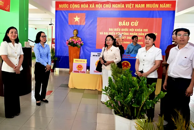 TP.HCM kiểm tra công tác chuẩn bị bầu cử tại nhiều phường